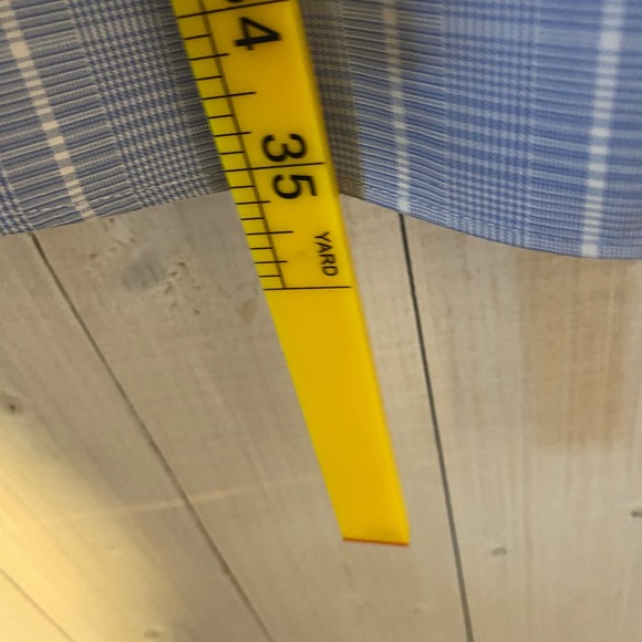 Roundtree & Yorke Gold Label Blue Plaid Non-Iron Cotton Dress Shirt 18.5 36 Tall - Picture 8 of 10